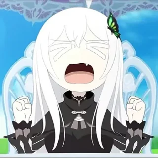 😫 emoji Резеро Telegram sticker 13 of 76