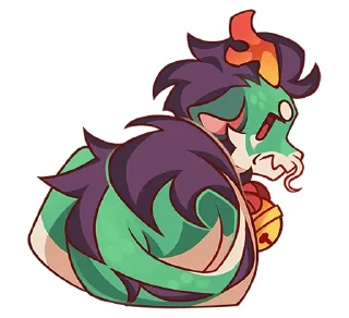 😒 emoji Грин без надписей @stickers_vk Telegram sticker 13 of 49