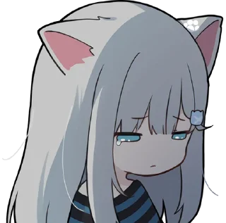 😓 emoji Nachonekodayo @jp_stickers Telegram sticker 14 of 32