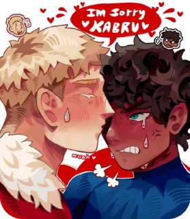 ❤️ emoji laios x kabru Telegram sticker 17 of 60