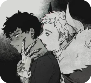 😵 emoji laios x kabru Telegram sticker 7 of 60