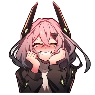 😁 emoji Cyber Girls @aiSTIKER Telegram sticker 5 of 33