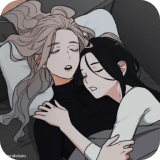 😴 emoji Юри Telegram sticker 22 of 54