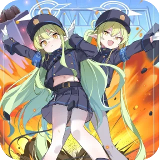 🔥 emoji Hikari and Nozomi from Blue archive Telegram sticker 11 of 92