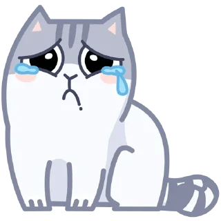 😭 emoji Серый персик Telegram sticker 11 of 49