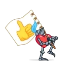 Sticker from Date Knight