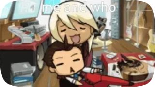 😍 emoji Ace Attorney web memes ( @luc1fffr) Telegram sticker 17 of 38