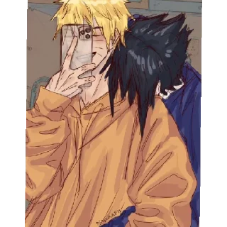 😁 emoji Саске/Наруто Telegram sticker 20 of 24