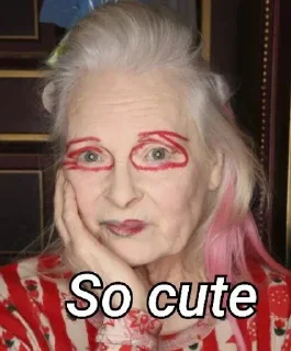 ☺ emoji VIVIENNE WESTWOOD NEVER DIE 👑 Telegram sticker 8 of 80