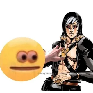😚 emoji Ризотто повесился Telegram sticker 13 of 23