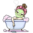 😌 emoji Momoko Telegram sticker 21 of 35