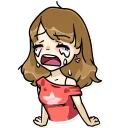😭 emoji Momoko Telegram sticker 23 of 35