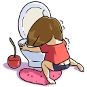🤢 emoji Momoko Telegram sticker 7 of 35