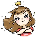 👸 emoji Momoko Telegram sticker 12 of 35