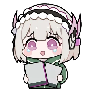 😢 emoji Liv streamer Cullo suit Telegram sticker 13 of 17