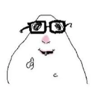 🤓 emoji Гомяких Telegram sticker 7 of 27