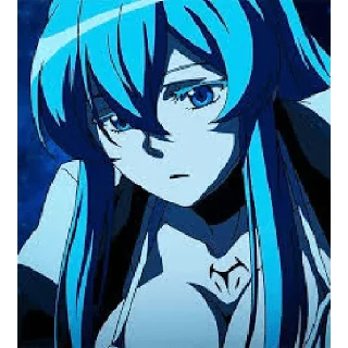 ❔ emoji Esdeath ist meine andere Dora Telegram sticker 13 of 16