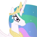 😠 emoji Princess Celestia Telegram sticker 14 of 54