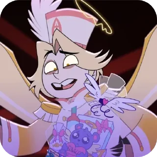 👄 emoji БОЛЬШЕ ⇨ @CLOOBHUB АВЕЛЬ ОТЕЛЬ ХАЗБИН HAZBIN HOTEL Telegram sticker 12 of 32