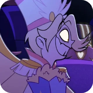 📖 emoji БОЛЬШЕ ⇨ @CLOOBHUB АВЕЛЬ ОТЕЛЬ ХАЗБИН HAZBIN HOTEL Telegram sticker 7 of 32