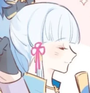 ☺️ emoji ❄️~Ayaka~💍 Telegram sticker 5 of 76