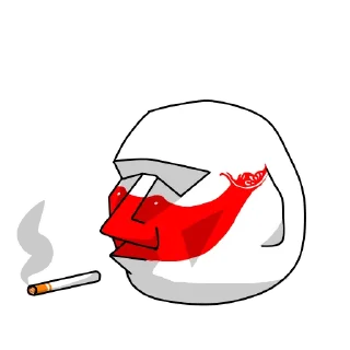 🚬 emoji Countryballs Telegram sticker 8 of 62