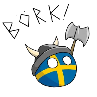 🇸🇪 emoji Countryballs Telegram sticker 12 of 62