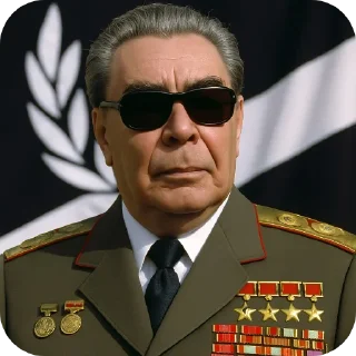 😎 emoji Брежнев Telegram sticker 12 of 56