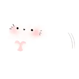 🐰 emoji ૮꒰ 𑁤 ᴗ . ᴗ ꒱𑁤 @cuteworldim  ෆ Telegram sticker 17 of 27