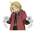 🤷 emoji Fullmetal Alchemist Telegram sticker 8 of 40