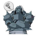🙎 emoji Fullmetal Alchemist Telegram sticker 16 of 40
