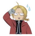 💦 emoji Fullmetal Alchemist Telegram sticker 21 of 40