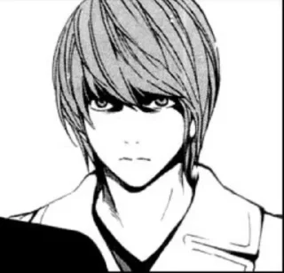 😐 emoji Death note- Тетрадь смерти Telegram sticker 5 of 56