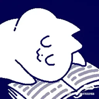 😴 emoji Funny Chinese Cat Telegram sticker 7 of 120