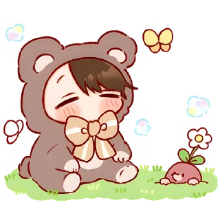 😊 emoji Кума-кун @Nyasticks Telegram sticker 6 of 25
