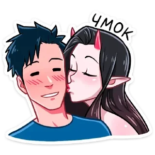 💋 emoji Дьяволица @TgStickeru Telegram sticker 17 of 52
