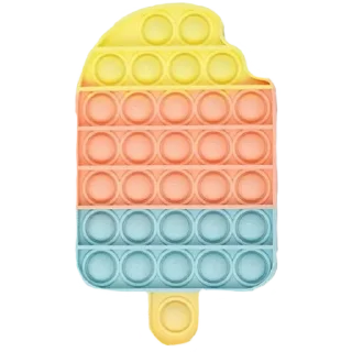 Sticker from pop it