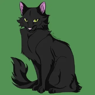 🌟 emoji Коты-воители топ Telegram sticker 12 of 14