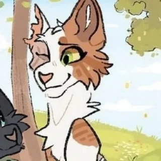 😉 emoji Коты-воители (ﾉ´∀｀*) Telegram sticker 11 of 16