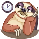 🙄 emoji Sloth Telegram sticker 17 of 20