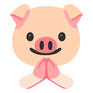 🌟 emoji ХАЛЯЛЬНЫЙ🐽 Telegram sticker 14 of 50
