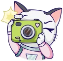 📷 emoji Astro Kitty Telegram sticker 17 of 25