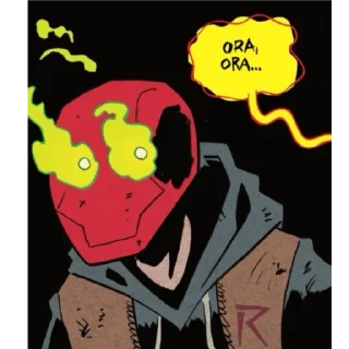 🙂 emoji Red hood Telegram sticker 8 of 89