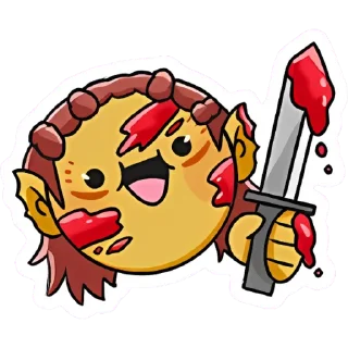 ☺️ emoji Baldur's Gate 3 UA Telegram sticker 22 of 99