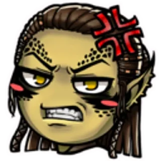 😡 emoji Baldur's Gate 3 Telegram sticker 14 of 24