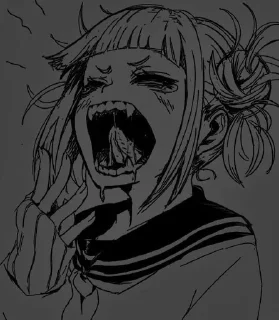 🌟 emoji Himiko Toga Telegram sticker 24 of 33