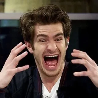 😧 emoji andrew garfield Telegram sticker 10 of 14