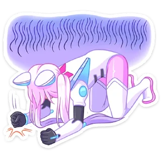 😠 emoji Сонна Мун без текста @stickers_vk Telegram sticker 23 of 48