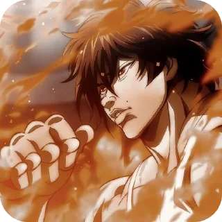 ✊ emoji Baki Hanma ➩ @Earth928B Telegram sticker 6 of 50