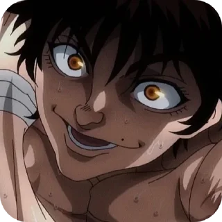😈 emoji Baki Hanma ➩ @Earth928B Telegram sticker 16 of 50